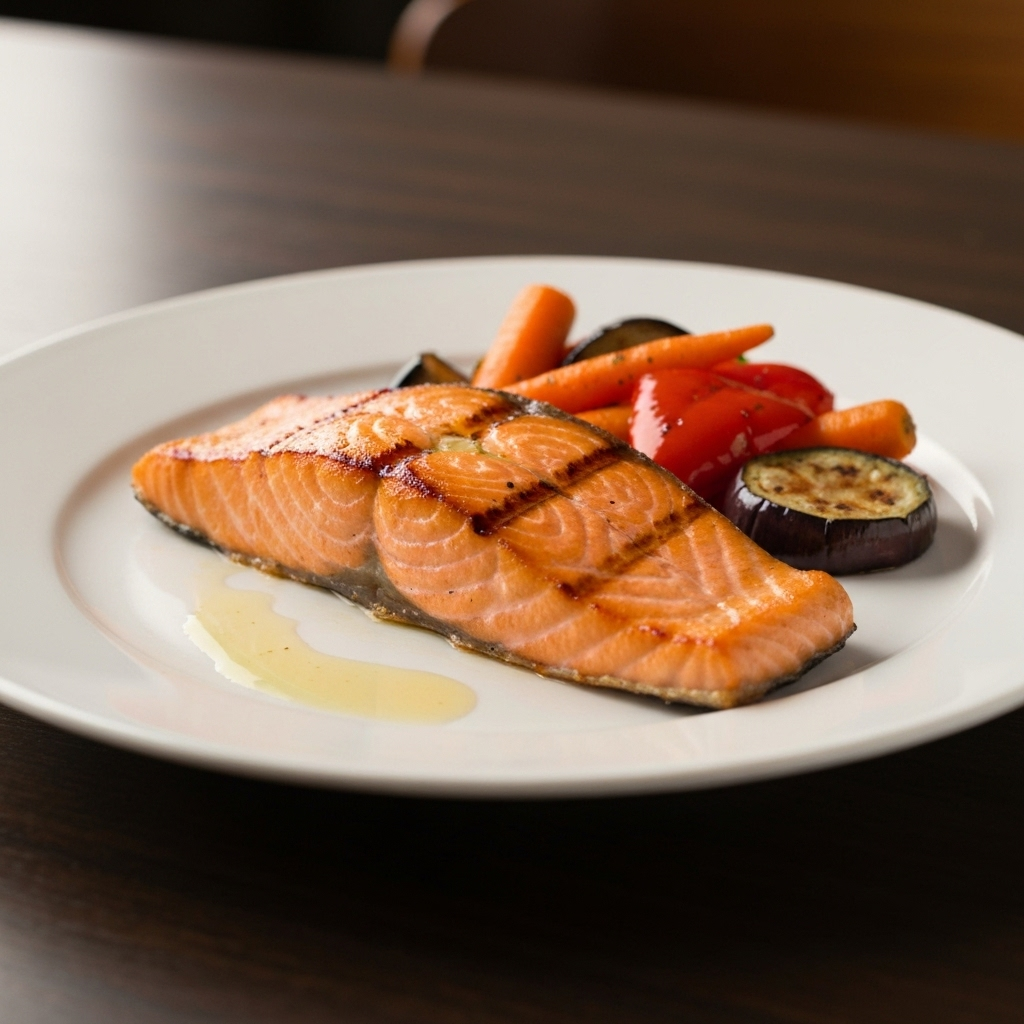 Salmón a la Plancha con Verduras